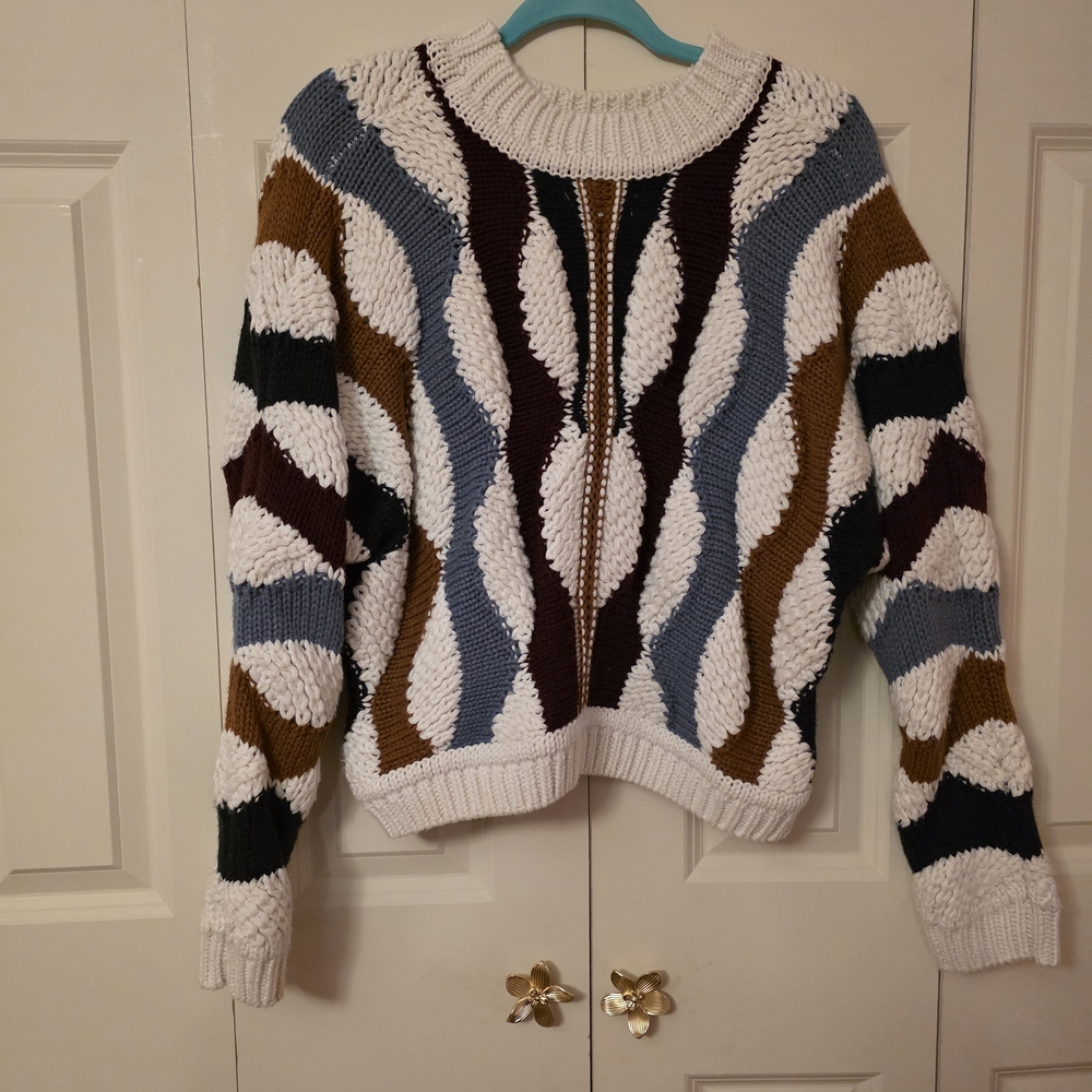 Colorful Geometric Pattern Sweater